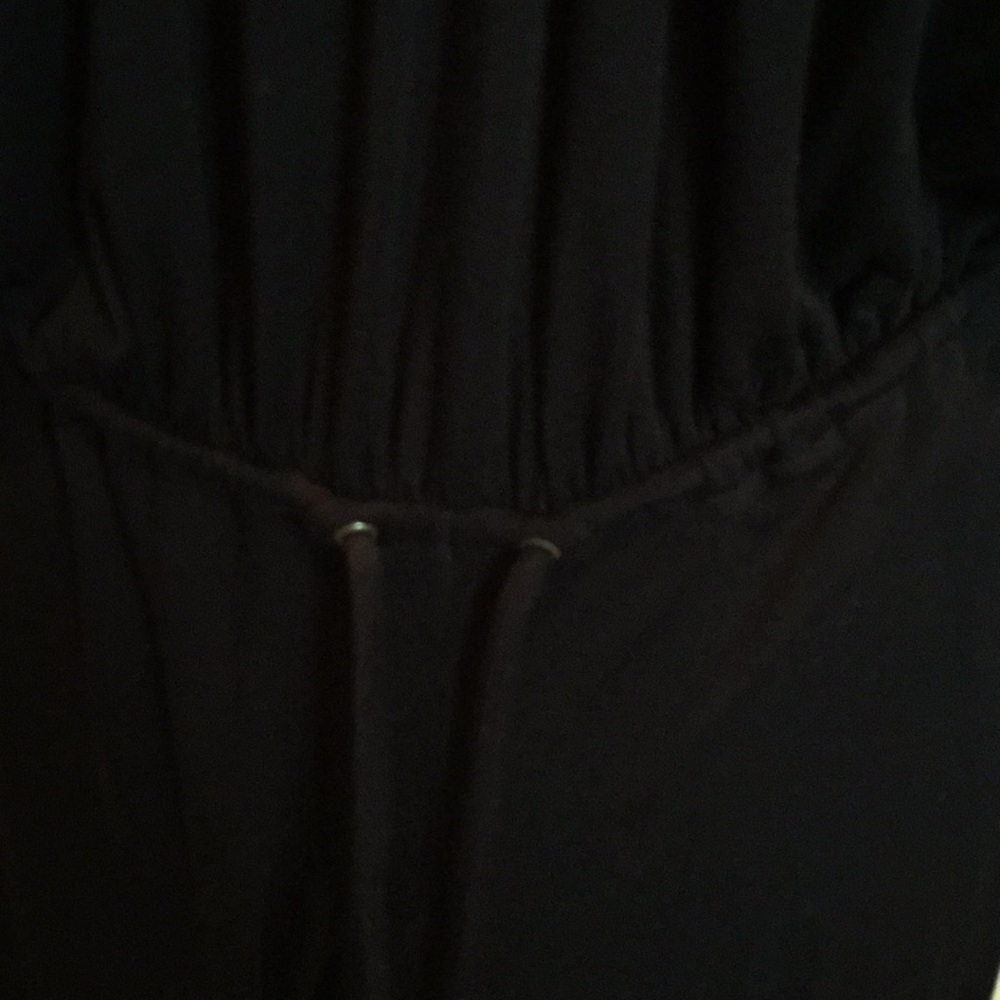 SKY Black Jersey Knit Off Shoulder Jumpsuit NWT - Picture 8 of 8